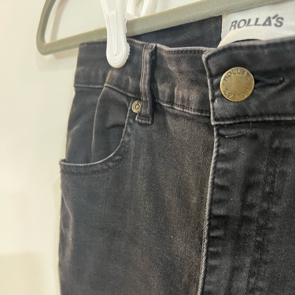 Rolla's Black Pants with Gold Button - Picture 3 of 6